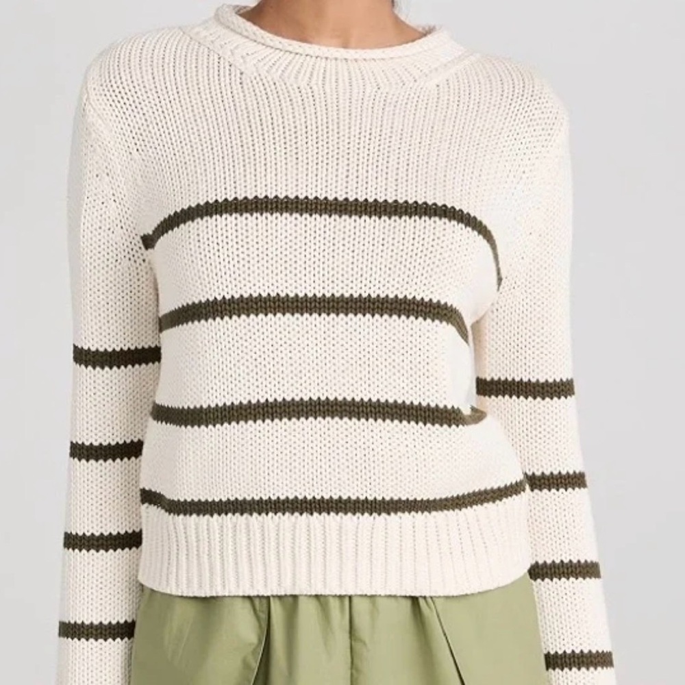 La Ligne striped mini marina 100% cotton sweater